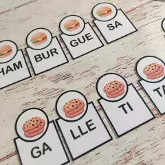 Comidas en silabas en internet
