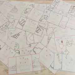 Imagen de Cuadritos del abecedario
