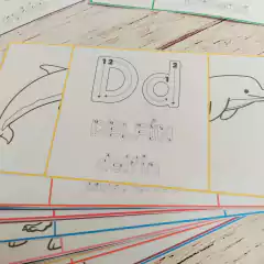 Cuadritos del abecedario - didacticlandia
