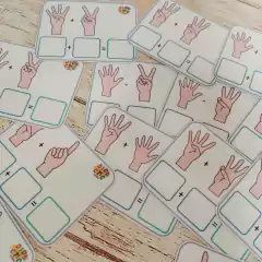 Sumas y restas con dedos