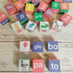 Cubos del silabario! - comprar online