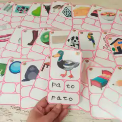 Kit jugamos con palabras de 2 sílabas - didacticlandia