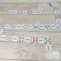 Domino de matemáticas en internet