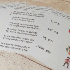 Imagen de Cuadernillo Dislexia para trabajar bd pq un uv