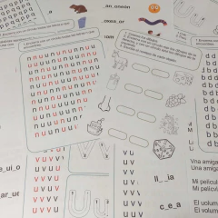 Cuadernillo Dislexia para trabajar bd pq un uv