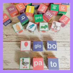 Cubos del silabario! en internet