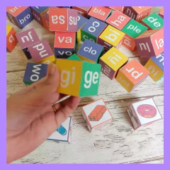 Imagen de Cubos del silabario!