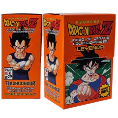 Cartas "DRAGON BALL Z - LEYENDA" SERIE 1 Mazo Inicial + 20 sobres de extensiones - tienda online