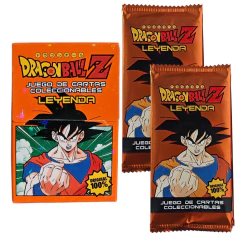 Cartas "DRAGON BALL Z - LEYENDA" SERIE 1 Mazo Inicial + 20 sobres de extensiones - comprar online