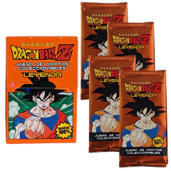 Cartas "DRAGON BALL Z - LEYENDA" SERIE 1 Mazo Inicial + 40 sobres de extensiones - comprar online