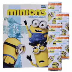 Álbum + 100 sobres de figuritas "Minions (2015)"