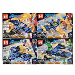 Bloques "4 en 1" Héroes Marvel - encastrables tipo Lego - tienda online