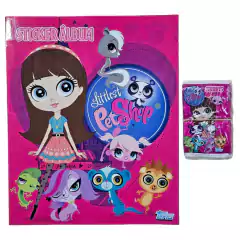 Álbum + 20 sobres de figuritas "Little Pet Shop (2015)"