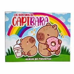 Álbum "Las Aventuras de Capibara" + 10 sobres de figuritas en internet