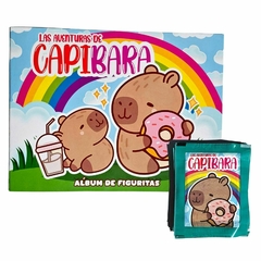 Álbum "Las Aventuras de Capibara" + 10 sobres de figuritas - comprar online
