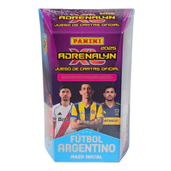 Cartas Adrenalyn XL Futbol Argentino 2025 Mazo Inicial + CAJA de 30 sobres de extensiones