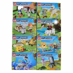 Bloques "8 en 1" Minecraft - encastrables tipo Lego - en internet