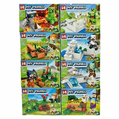 Bloques "8 en 1" Minecraft - encastrables tipo Lego - - tienda online