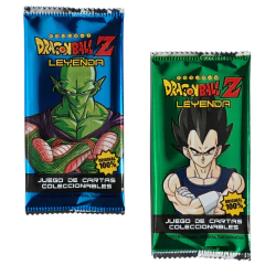 Cartas "DRAGON BALL Z - LEYENDA" SERIE 3 Mazo Inicial + 20 sobres de extensiones - Figu Shop