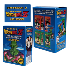 Cartas "DRAGON BALL Z - LEYENDA" SERIE 2 Mazo Inicial + 20 sobres de extensiones