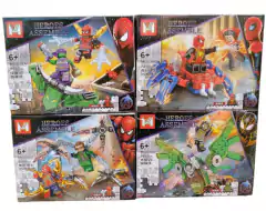 Bloques "4 en 1" Héroes Marvel - encastrables tipo Lego en internet