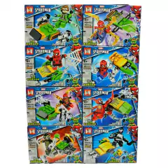Bloques "8 en 1" Héroes Marvel - encastrables tipo Lego - Figu Shop