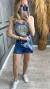 Short Saia Jeans Ref75450 - Q Bonita
