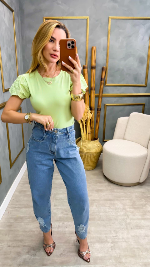 Calça Mom Jeans Ref85500 - comprar online