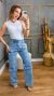 Calça Jeans Cargo Maya Ref115800 - Q Bonita