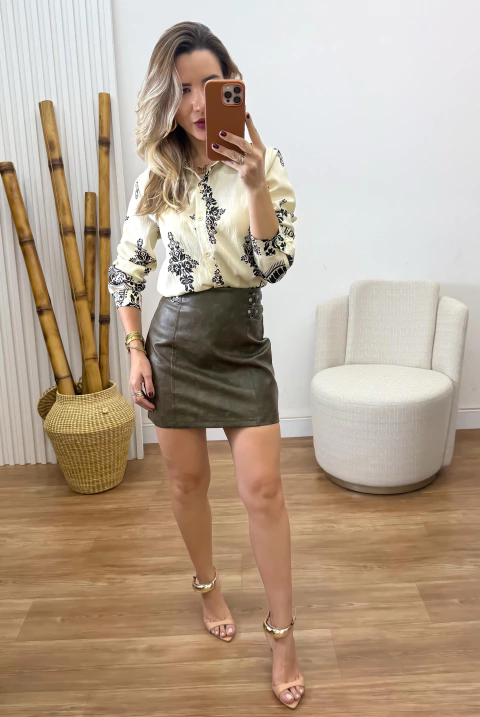 Saia Courino Pérola Ref80450 - comprar online