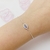 Pulseira Olho grego com cílios cravejada Prata 925