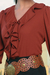 BLUSA DE CREPE COM JABOUR - loja online