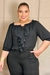BLUSA DE CREPE COM CIGANA COM JABOUR - comprar online