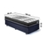 Base Box Baú 88x188 Suede Preto com Colchão Gransleep Molas Verticoil - comprar online