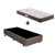 Cama Box Solteiro 88x188 Courino Linho Bege com Colchão Ecoline Espuma D23 Ecoflex - comprar online
