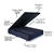 Cama Box Baú Queen 158x198x34cm Suede Preto com Pistão a Gás - B&G Camas e Colchões