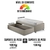 Imagem do Cama Box Solteirão com Gaveta 88x188 cm Revestida em Linho Bege com Colchão Hanover Inducol
