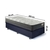 Base Box Baú 96x203 Suede Preto com Colchão Adapto Molas Ensacadas - comprar online