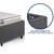 Cama Box Solteirão com Gaveta 88x188 cm Revestida em Suede Cinza com Colchão Hanover Inducol na internet