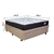 Cama Box Baú Linho Bege 138x188 com Colchão Casal Relax Adorabile Molas Ensacadas Ecoflex na internet