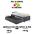 Imagem do Cama Box Solteirão com Gaveta 88x188 cm Revestida em Suede Cinza com Colchão Hanover Inducol