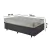 Base Box Baú 88x188 Linho Cinza com Colchão Airtech Ortobom Molas Ensacadas - comprar online