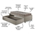 Cama Box Solteiro com Gaveta 88x188 cm Revestida em Linho Bege com Colchão Supreme Gazin - B&G Camas e Colchões