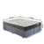 Cama Box Queen com Baú 158x198 com Colchão Adapto Molas Ensacadas Ecoflex Suede Cinza - comprar online