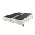 Cama Box King Size 193x203 Courino Linho Areia com Colchão Adapto Molas Ensacadas Ecoflex
