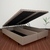 Base Box Baú Queen 158x198x42cm Courino Linho Bege