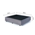 Base Box Baú Casal Suede Cinza 138x188x42 - B&G Camas e Colchões