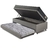 Bicama Box Baú 88x188x42 Courino Linho Cinza com Colchão Adapto Molas Ensacadas - B&G Camas e Colchões