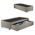Box Com Gaveta 120 126x208x38 cm Linho Bege