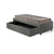 Cama Box Solteiro com Gaveta 88x188 cm Revestida em Courino Linho Cinza com Colchão Supreme Gazin - loja online